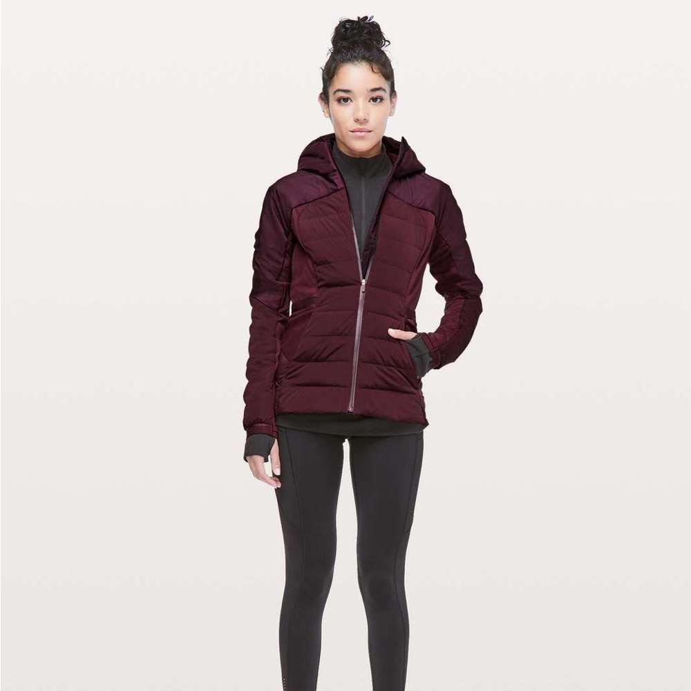 NWT~$198 Lululemon DOWN FOR IT ALL JACKET 700 Down & PrimaLoft Hoodie 6